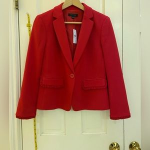 NWT Ann Taylor red blazer size 4